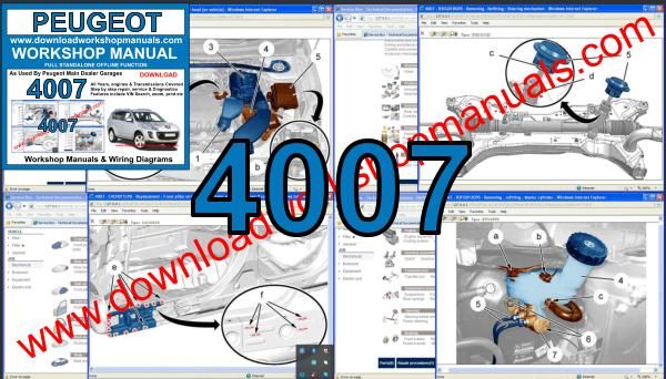 Peugeot 4007 workshop manual